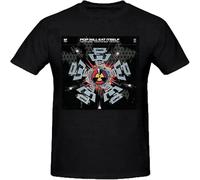 JUNKOU Pop Will Eat Itself This is The Day Mens T Shirts Design Crew Neck Black S