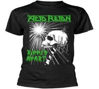 JUNKOU Ripped Apart by Acid Reign T Shirt Quality Merchandise Black S