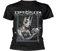 JUNKOU Septic Flesh 'Revolution DNA' Men T Shirt Black 3XL