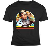 JUNKOU Six Million Dollar Man T Shirt Black 3XL