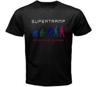 JUNKOU Supertramp Brother Where You Bound Men's T Shirt Black S