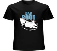 JUNKOU The Boat u96 tysk U båtfilm herr t-Shirt tryckt grafisk topp Unisex t-Shirt Black M