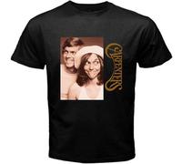 JUNKOU The Carpenters 70S Pop Duo Karen Richard Men's T Shirt Black XXL