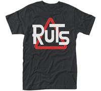 JUNKOU The Ruts 'Logo' Men T Shirt Casual Short Sleeve Tops Black XXL
