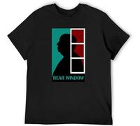 JUNKOU to Alfred Hitchcock Rear Window T Shirt Black XXL