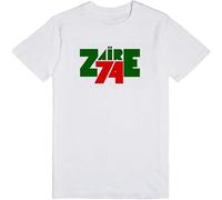 JUNKOU Zaire '74 T Shirt Fun African Pride Tees White M