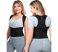 Junlan Corrector de postura Regolabile Postura Corrector espalda para mantenimiento de espalda Ajustable Soporte Enderezar para Cuello Hombros Lumbar
