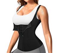 Junlan Fajas Reductoras Mujer Bodies Gaine Ventre Plat Fajas Colombianas Shapewear de Control Faja Moldeadora Mujer (Negro, Small)