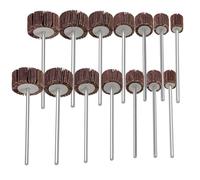 JUNLIXN 14 ruedas de solapa extralargas de 90 mm, rueda abrasiva de vástago de 1/4 pulgadas para taladro, amoladora, herramientas giratorias (16/20/25/30/35/40/50 mm)