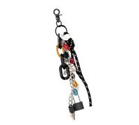JUNNASALIKER Elegante colgante de cadena de nailon multiusos para decoración de bolsos y llaves, diseño unisex