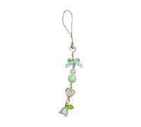 JUNNASALIKER Elegante cordón para teléfono con forma de corazón, accesorio estético, para cartera, adorno para teléfono, adecuado para mochila, bolsa de llaves