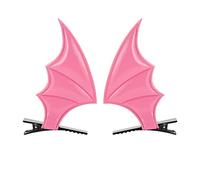 JUNNASALIKER Horquillas con forma de murciélago de animales, diadema y gargantilla para Halloween, accesorios de cosplay para adultos y niños