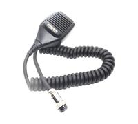 JUNNASALIKER Micrófono de 8 pines con diseño de gancho de metal, micrófono de llave ancha, micrófono transceptor móvil, fácil de usar para dispositivos 480HX