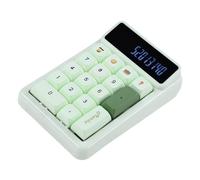 JUNNASALIKER Teclado numérico mecánico para computadora con función de calculadora, 17 teclas y almohadilla numérica de características