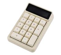 JUNNASALIKER Teclado numérico mecánico para computadora con función de calculadora, 17 teclas y almohadilla numérica de características