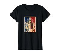 Juno Romana Diosa Reina De Dioses Mitología Camiseta gráfica económica, Mujer, Negro, L