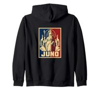 Juno Romana Diosa Reina De Dioses Mitología Sudadera con Capucha