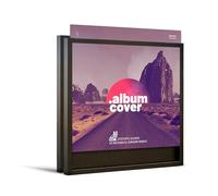 JUNOMI® 2 x Marcos para Discos de Vinilo Negro | para Portadas de LP Individual 30,4 - 31,3 cm | Marcos de Vinilo | Decoración, Marcos de Pared