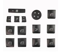 JUNOOS Botonera Ventana para Mercedes para Benz CLA 180 200 GLA 180 200 2013-2019 Piezas De Coche Interruptor De Ventana Pegatinas De Reparación De Botón 14x Botonera Elevalunas