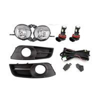 JUNOOS Conjunto Faros Antiniebla Parachoques Delantero Cubiertas Faros Antiniebla Bisel Rejilla Versión Para La UE Para Toyota Para Corolla 2004 2005 2006 (1 set 2)