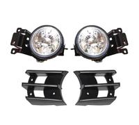 JUNOOS Cubierta Luz Antiniebla Parachoques Delantero Cubierta Rejilla Luz Antiniebla Conducción Para Mitsubishi Para Montero Para Pajero Para Shogun Sport (4pcs 1 Set)