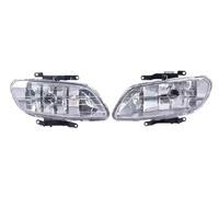 JUNOOS DRL Parachoques Delantero Faros Antiniebla Faros Antiniebla Luz De Conducción 92202-25000 92201-25000 Para Hyundai Para Accent Sedán 2000-2002 (Izquierda y derecha)