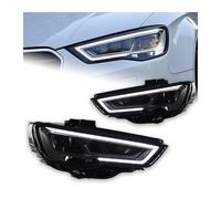 JUNOOS Faro Delantero LED Para Coche Lente De Proyector DRL Para A3 2014 2015 2016 8V (RHD)