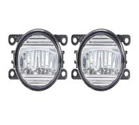 JUNOOS Faros Antiniebla DRL 6000LM H11 Para Land Rover Para Freelander 2 LR2 FA_ 2006-2014, Conjunto De Faros Antiniebla 30 W Parachoques Delantero LED(JZ Yellow)