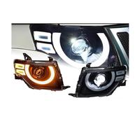 JUNOOS Faros LED Coche Lámpara DRL Lente De Proyector Para Pajero V93 V97 V87 2008-2021 V95 (Left Hand Drive)