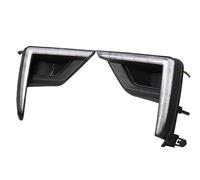 JUNOOS Lámpara LED De Circulación Diurna DRL Coche Intermitentes Fluidos Para Toyota Para Land Cruiser Para Prado FJ150 LC150 2018 2019 2020 2021 (White Yellow Blue)