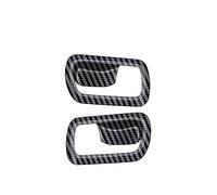 JUNOOS Manija Interior Puerta Tapacubos Embellecedores, Pegatinas Para Suzuki Para EVERY 2024 Y 2025, ABS, Fibra De Carbono, Negro, Accesorios Interiores.(ABS carbonfiber)