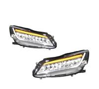 JUNOOS Para Accord 9.5.ª Generación 2016 2017 Faros Delanteros LED Coche Actualización DRL Lámpara Señal Dinámica Conjunto Luces Delanteras