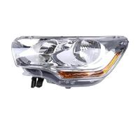 JUNOOS Para Citroën C4 II 2010 2011 2012 2013 2014 2015 2016 Parachoques Delantero Coche Faro Lámpara Señal Luces Conducción Carcasa Conjunto Faros Delanteros (Only Left)