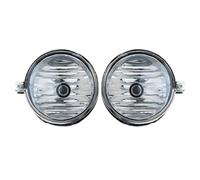 JUNOOS Para Dodge Para Charger Para Caliber Para Challenger Para Caravan Faros Antiniebla Rejilla Parachoques Delantero Coche Luces Señalización Conducción (Pair White)