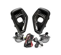 JUNOOS Para Ford Para Escape 2023 2024 Conjunto Luces Antiniebla Parachoques Delantero Coche Cubierta Lámpara Antiniebla Arnés Cubierta Cableado Rejilla