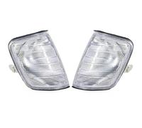 JUNOOS Para Mercedes Para Benz Clase E W124 1985-1996 1248261243 1248261143 Luz Esquina Delantera Coche Lámpara Indicadora Señal Giro (White 1Pair)