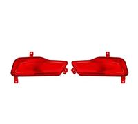 Junoos Para MG Para ZS ZX 2017 2018 2019 Luz Parachoques Trasero Coche Reflector Decorativo Embellecedor Lámpara Antiniebla Freno Advertencia(Izquierda y Derecha)