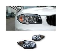 JUNOOS Para Serie 1 E87 2004 2005 2006 2007 2008 2009 2010 2011 Conjunto Faros LED Actualización De Lente Bifocal Lámpara Señal