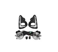 JUNOOS Para Toyota Para Axio Para Fielder 2019 2020 2021 Faros Antiniebla Cubierta Lámpara Antiniebla Rejilla Bisel Arnés Interruptor Kit Luces Antiniebla