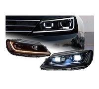 JUNOOS Para VW Para Jetta MK6 2011 2012 2013 2014 2015 2016 2017 2018 Faro Delantero De Coche Lente Proyector DRL (RHD)
