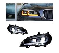 JUNOOS Proyector De Luces DRL Para Faros Delanteros Coche Para X5 E70 2007 2008 2009 2010 2011 2012 2013 (RHD For 11-13)