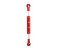 JUNPIY 1 Uds varilla de enlace de dirección Servo de Metal varilla de tracción de enlace ajustable, for SCX10 90046 TRX4 D90 D110 CC01 1/10 coche trepador de control remoto Enlace del brazo de control