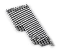 JUNPIY 10 Uds. Varillas de Enlace de tracción de Enlace de dirección de Distancia Entre Ejes de Acero Inoxidable de 313mm, for Traxxas, for TRX-4 TRX4 1/10 Coche trepador de Control Remoto Enlace del