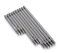 JUNPIY 10PCS Varilla de Enlace de Acero Inoxidable Kit sin ensamblar 324 mm 1/10 Coche trepador de Control Remoto, for TRX4 Enlace del Brazo de Control de suspensión