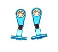 JUNPIY 2 pares de brazos de suspensión superiores delanteros ajustables de aleación de aluminio y brazos oscilantes superiores traseros, for Tamiya, for TT02 Enlace del brazo de control de suspensión(