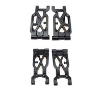 JUNPIY 4 Brazos oscilantes de Brazo de suspensión Delantera y Trasera, for Wltoys, for repuestos de Coche teledirigido 104001 1/10 104001-1858/104001-1859 Enlace del Brazo de Control de suspensión