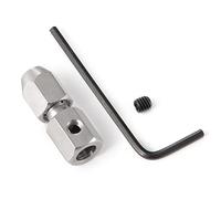 JUNPIY 5 unids/Set RC Barco Acoplamiento Flexible 3,17mm/4mm/5mm/6mm CNC acoplador de Pinza Flexible de Acero Inoxidable Enlace del Brazo de Control de suspensión(4mm)