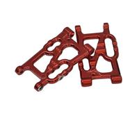 JUNPIY Brazo de suspensión Trasera Delantera de Metal de 2 Piezas, for repuestos de Coche XLF F16 F17 F-16 F-17 1/14 RC Enlace del Brazo de Control de suspensión(Rot)