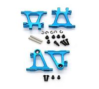JUNPIY Brazo oscilante de Brazos de suspensión Inferior Delantero y Trasero de Metal de 4 uds, for Tamiya, for TT02 TT-02 1/10 RC Piezas de Mejora de Coche Enlace del Brazo de Control de suspensión