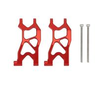 JUNPIY Brazos de suspensión Delantera de Metal, for Axial, for Coche Yeti AX90052 AXI90069 1/18 RC, 2 uds. Enlace del Brazo de Control de suspensión(Rot)